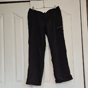 Columbia Performance Fishing Gear Omni Shade Outdoor Pants Black Sz 10 EUC